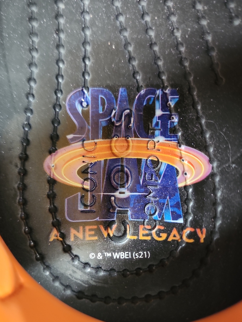 Space Jam RARE Tune Squad Black Clog Shoes with Orange Accent Size M 11 - Picture 4 of 10